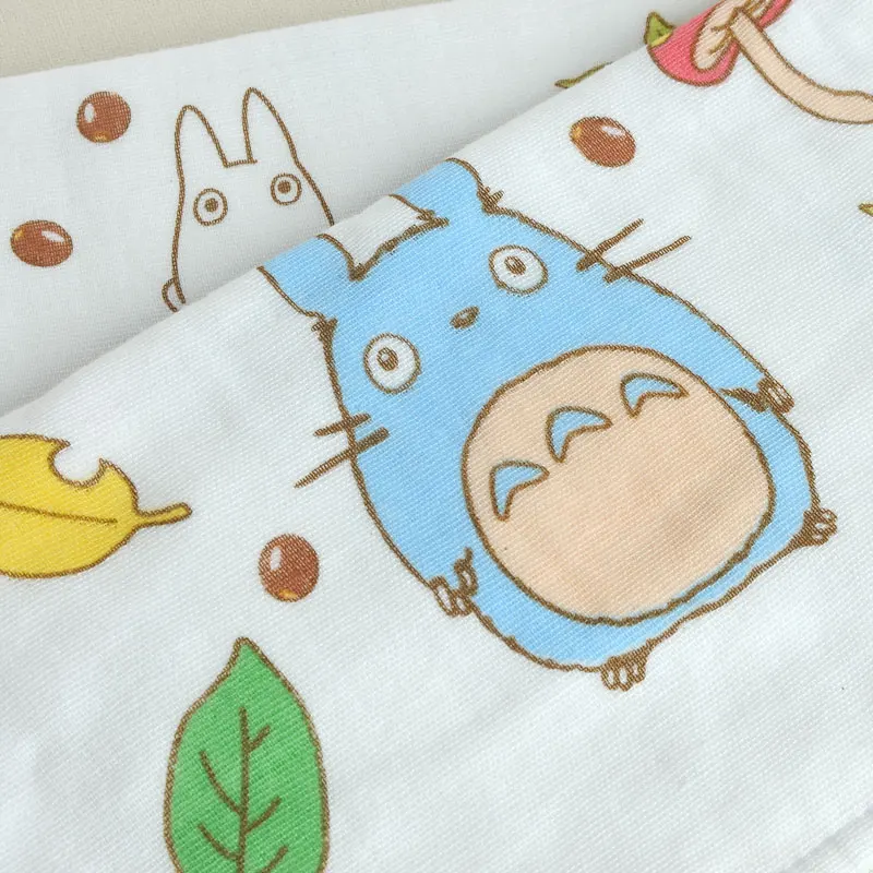 Японские газовые махровые полотенца из чистого хлопка Hayao Miyazaki's Totoro с принтом