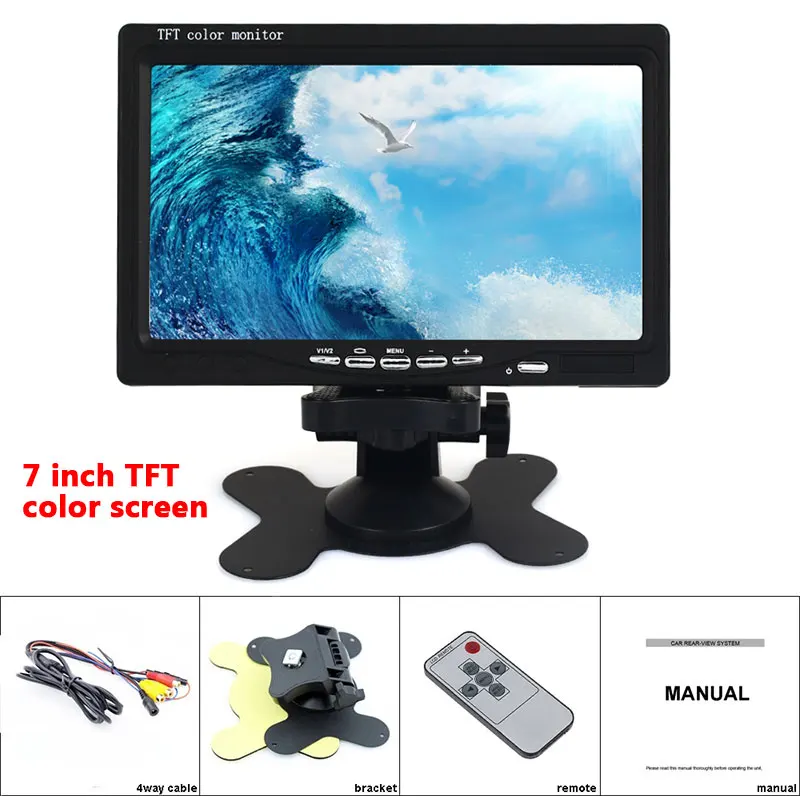 Cewaal 7 дюймовый мини Телевизор HD 1024*600 TFT LCD Цифровой и аналоговый маленький