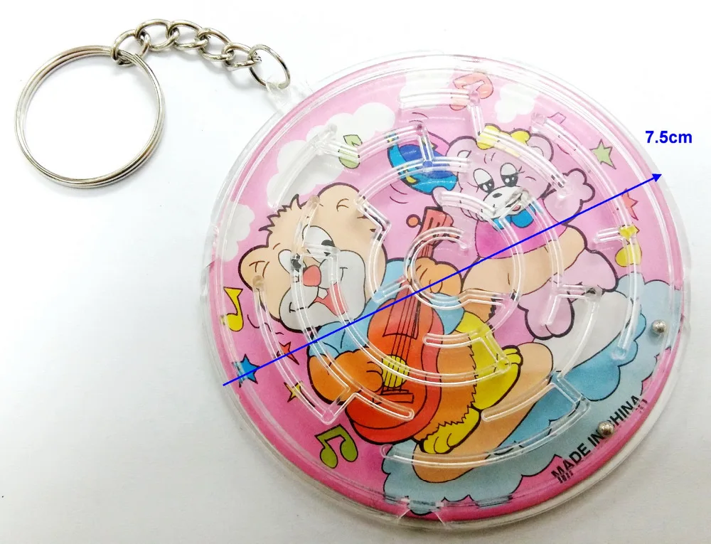 

1 Key Ring chain w/ pinball Maze Game E861 Boy Favour School Gift Novelty Prize Birthday Party Favors Pinata Bag Filler Loot Bag