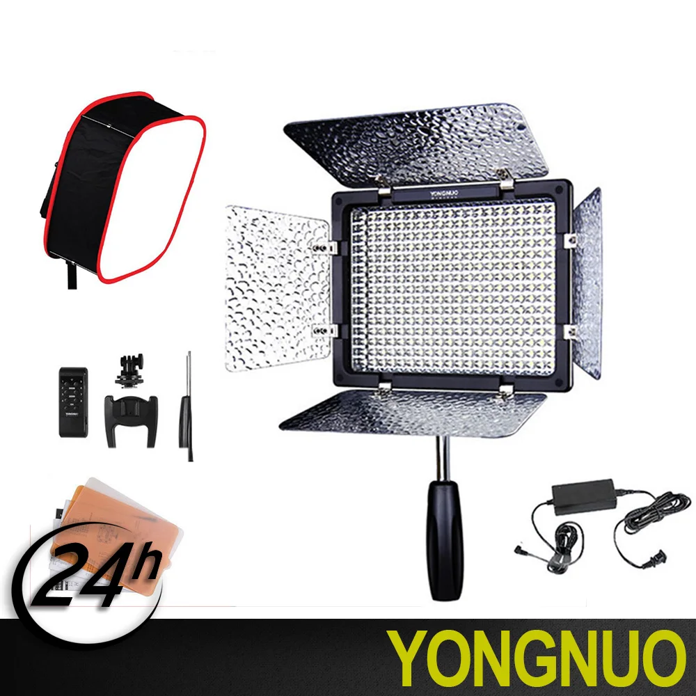 Yongnuo YN300III YN-300 III CRI95 Светодиодный свет камеры с регулируемой цветовой температурой 3200 K-5500 K для Canon Nikon+ софтбокс