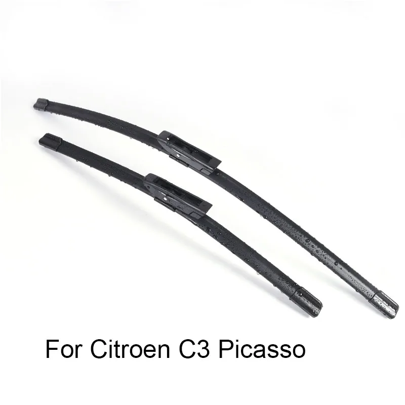 

Лезвия очистителей лобового стекла автомобиля для Citroen C3 Picasso form 2008 2009 2010 2011 2012 2013 2014 2015 автомобильный резиновый стеклоочиститель