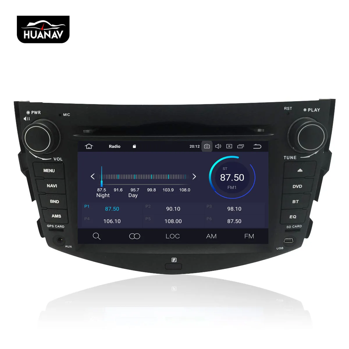 DSP новейший Android 9 0 Автомобильный CD DVD-плеер GPS-навигация для Toyota RAV4 2006-2012