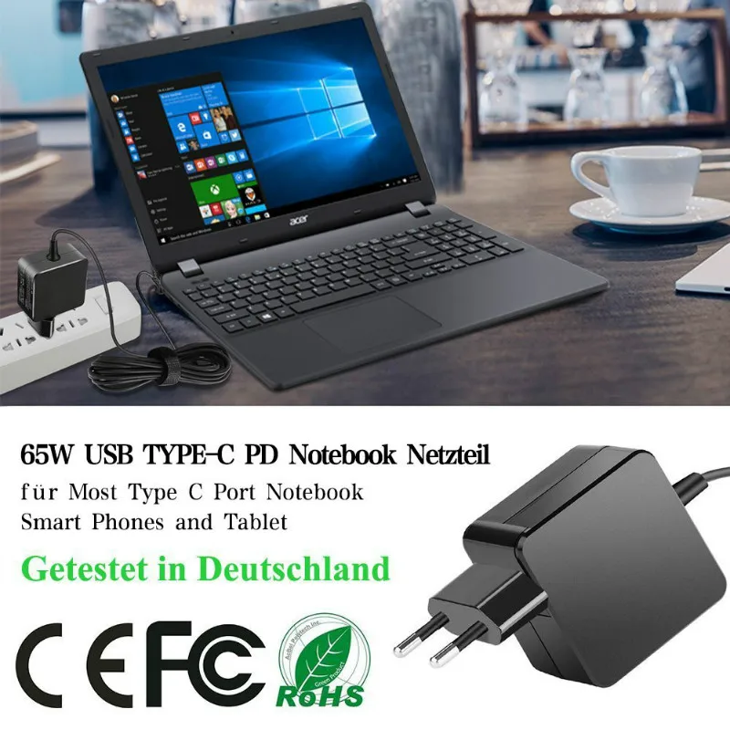 Тип C стены AC Зарядное устройство для lenovo Йога 910 720-13 730-13 910-13IKB ThinkPad T480 T480s T580 T580s E480 E580 L480 L580 L380 X280
