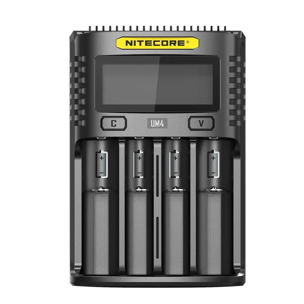 Оригинальный Nitecore UM4 UM2 USB Аккумулятор для электронных сигарет зарядное