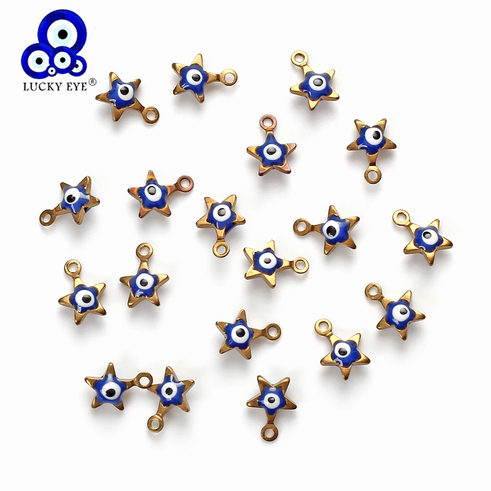 Подвески для браслета Lucky Eye подвески в виде индейки звезды сглаза капли масла