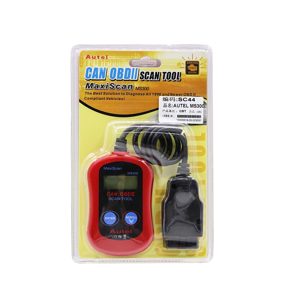 Autel maxiscan ms300 obd2 obdii сканер считыватель кодов ms 300 автомобильный диагностический