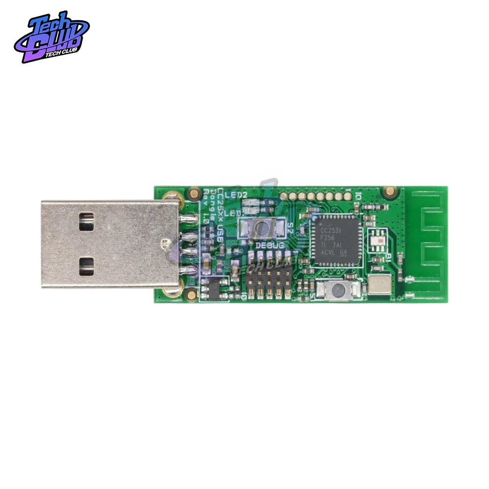 Беспроводная плата Zigbee CC2531 Sniffer модуль анализатора Packet Protocol USB интерфейс Dongle Capture