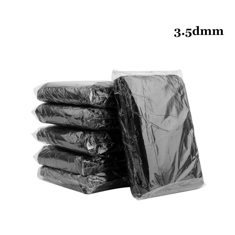 10 шт. 100x120 см кухонные мусорные пакеты HDPE мешок давления водонепроницаемые пластиковые мешки для хранения Открытый и домашний мешок для мусора Большая упаковка - Цвет: 3.5 DMM