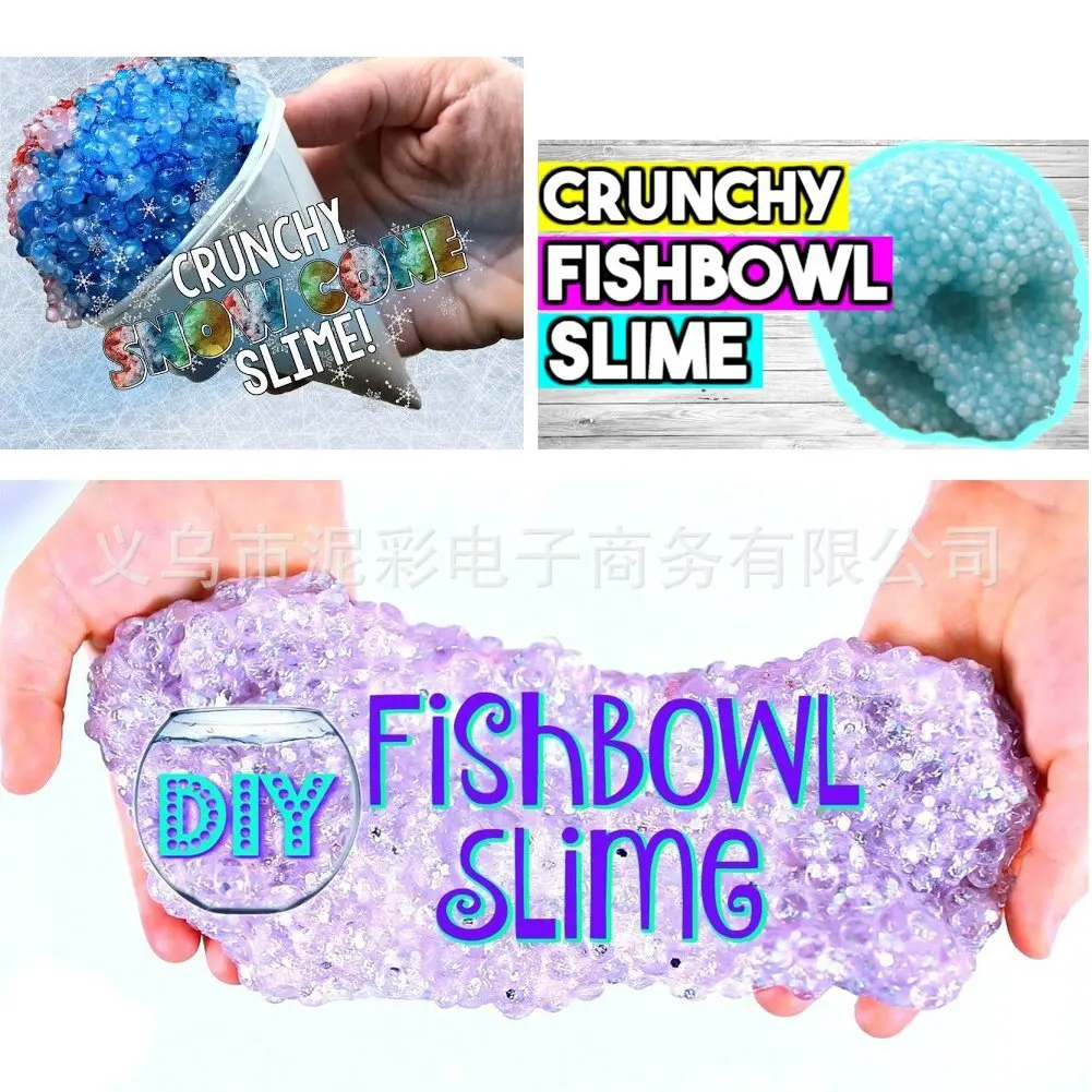56 Pack Slime Making Kit Colorful Foam Ball Granules Flat Beads Gold Powder Candy Paper Polymer Clay Set Children's DIY Material | Игрушки