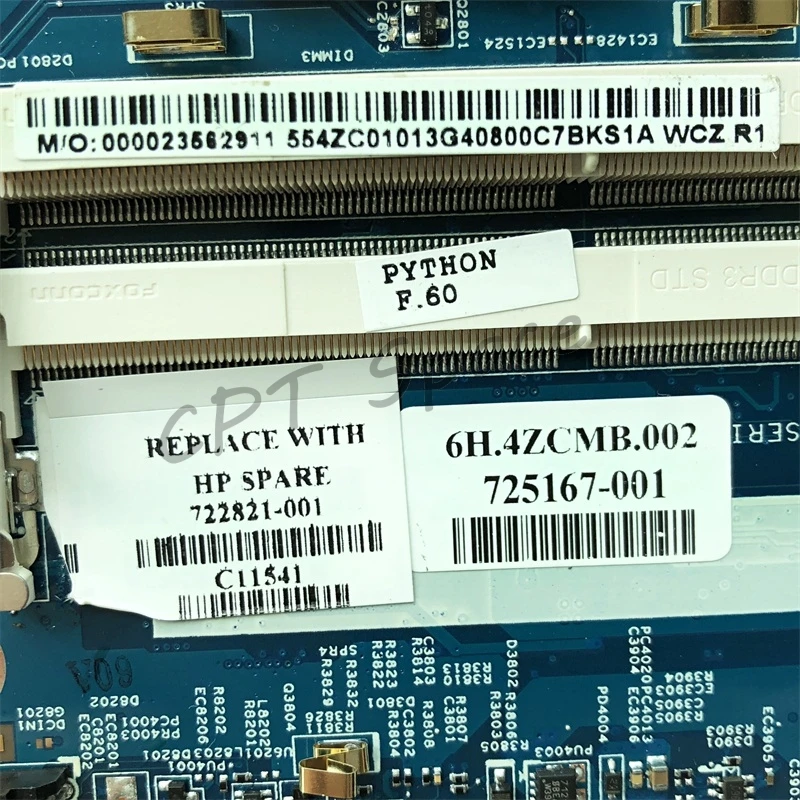 Для hp probook 455 G1 ноутбук материнская плата Гнездо FS1 DDR3 722821-001 725167-001 аккумулятор большой емкости 48.4ZC03.011 материнская плата полностью проверена