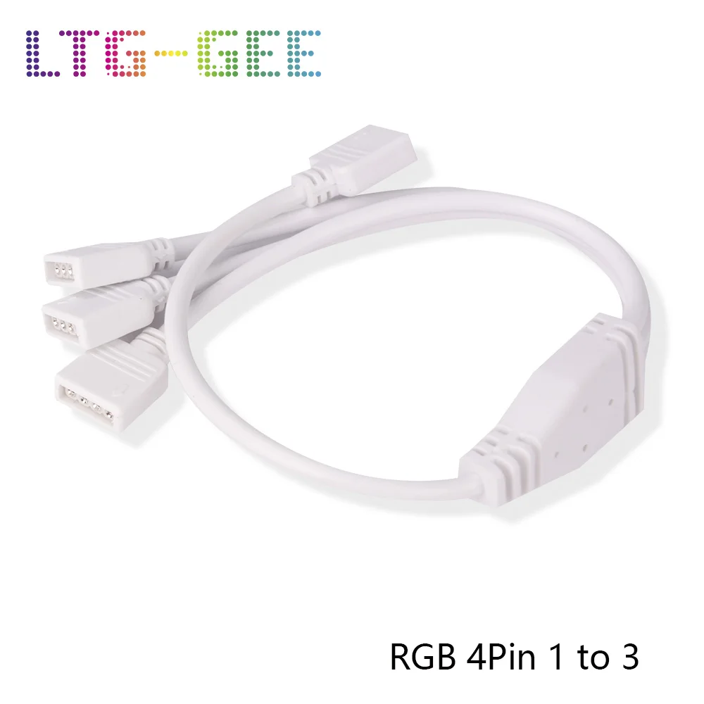 1 шт. 4PIN 5PIN к 2 /3 сплиттер разъем RGB RGBW Светодиодная лента Удлинительный провод