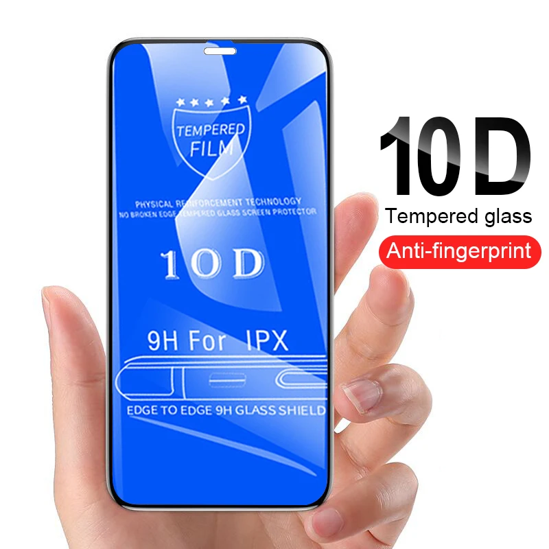 10D Safety protective glass on the for iphone x xs max xr plus 10 10s 10r sx rx xsmax protection phone protector ihpone iphon images - 6