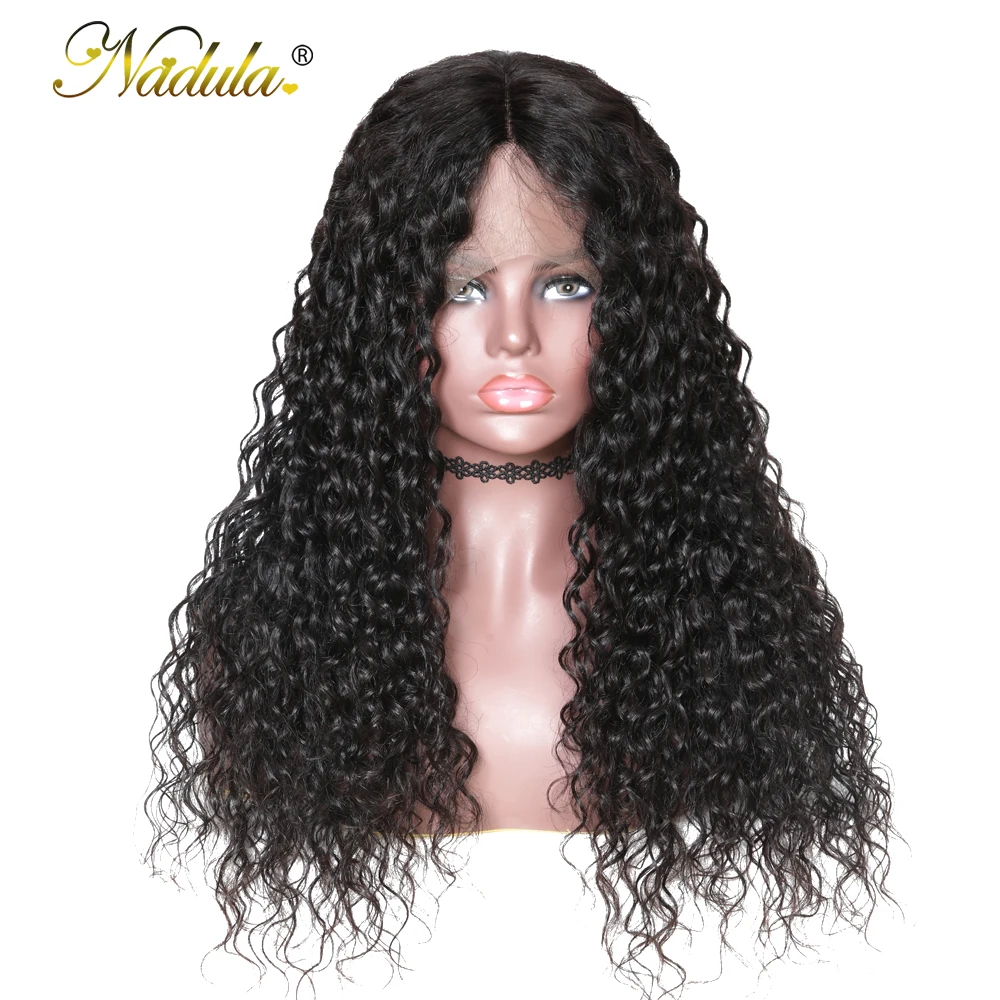 Nadula Hair Water Wave Human Hair Full Lace Wigs Pre Plucked Natural Hairline With Baby Hair Brazilian Remy Hair Wigs for Women