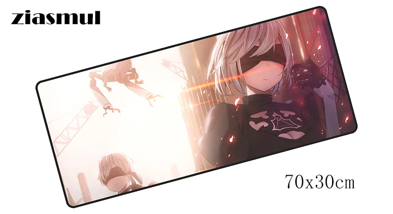 NieR Automata padmouse 700x300 мм коврик для мыши notbook компьютерный коврик для мыши с блокировкой края игровой коврик для мыши геймер для ноутбука коврики для мыши - Цвет: Size 700x300x2mm