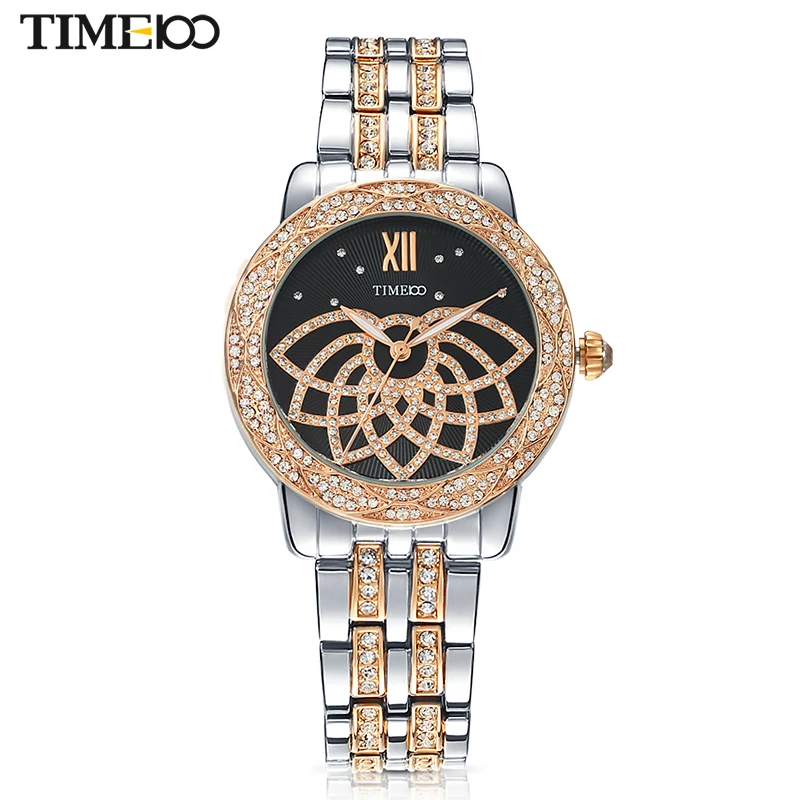 

TIME100 Brand Luxury Women Watches Waterproof Alloy Strap Diamond Quartz Watch Business Ladies Wrist Watches For Women