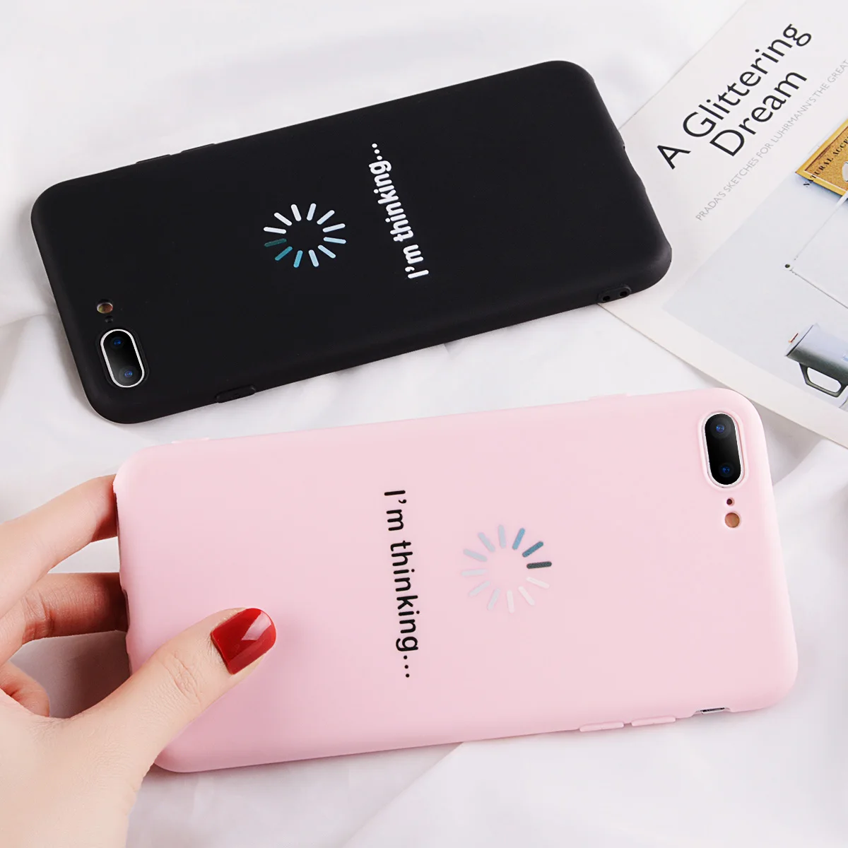 Чехол для телефона KJOEW с буквенным принтом iPhone 11 Pro XS MAX X XR 6 6S 7 8 Plus мягкая