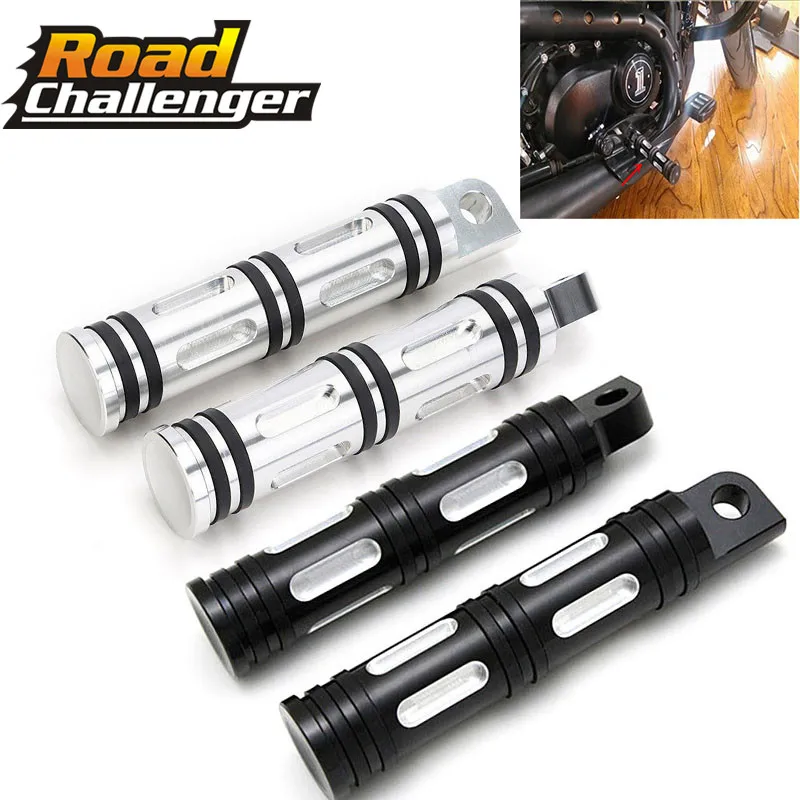 Черные Задние подножки для мотоциклистов Harley Sportster Iron XL 883 1200 883R 883C 883L Street XG