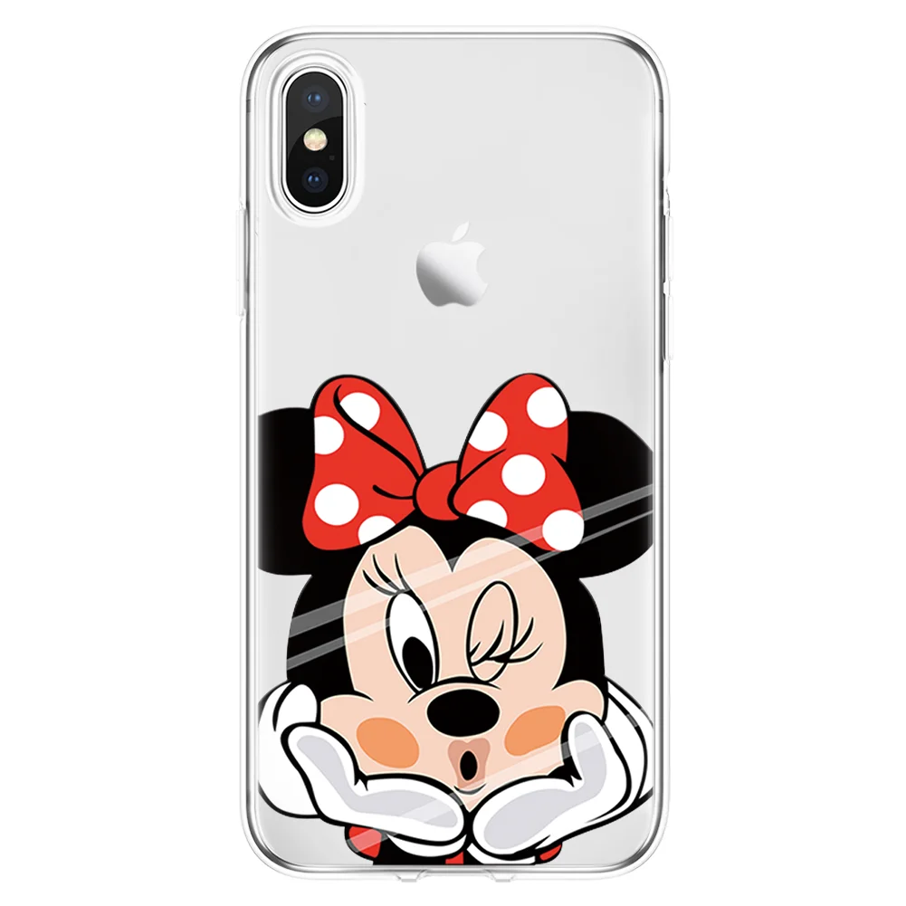 mini Чехол для телефона для iPhone 7 Plus 8 6 s 6s мягкий чехол для iPhone 10 11 Pro X Xs Max XR TPU чехол для iPhone 4 4S 5 5S SE X Funda чехол - Цвет: mini