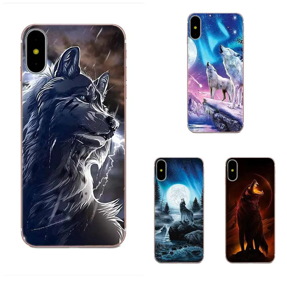 Howling Wolf Pictures TPU печать для LG Nexus 5 5X G2 G3 mini spirit G4 G5 G6 K4 K7 K8 K10 2017 V10 V20 V30