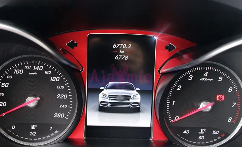 Хромированная Крышка для приборной панели Mercedes Benz C Class GLC C200 GLC260 аксессуары