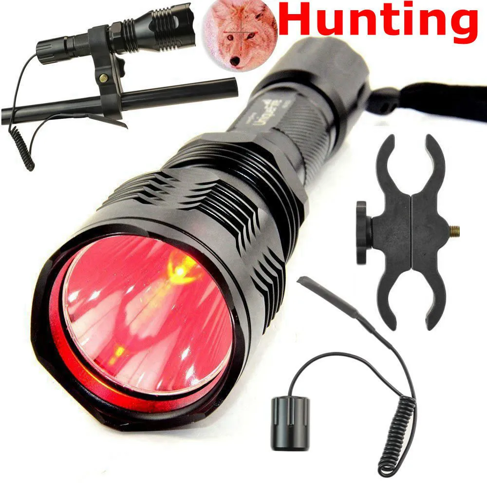 Красный зеленый Охота Рыбалка свет 6 см Глубокий Отражатели Spotlight 18650 CREE