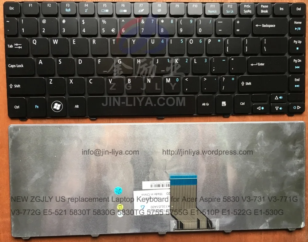 Новый zgjly нам сменная клавиатура нотубука для acer Travelmate 8481 г т 8481TG ID49C V117102BK1