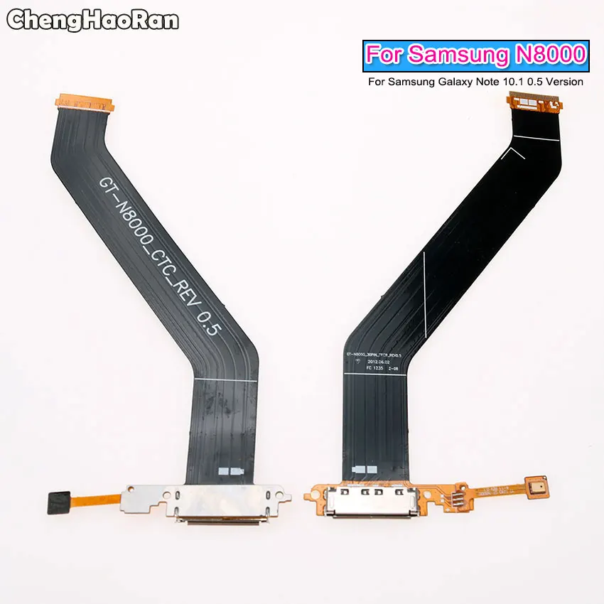 ChengHaoRan зарядный порт USB док разъем гибкий кабель для Samsung Galaxy Note 10 1 N8000 GT 0 5