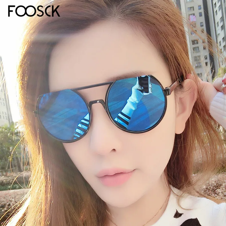 Женские солнцезащитные очки FOOSCK брендовые дизайнерские в стиле ретро UV400|Женские
