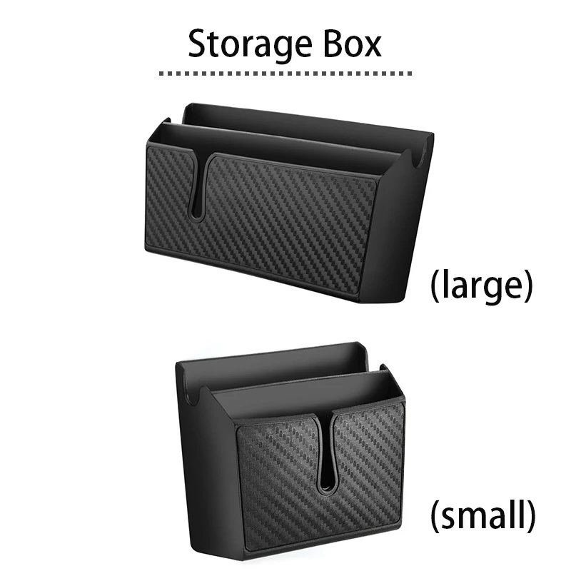 LENTAI 1 шт углеродного волокна коробка органайзер в автомобиль Укладка Уборка для