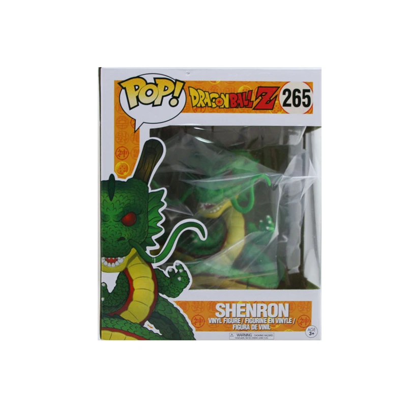 Funko pop 15 см Аниме Драконий жемчуг SHENRON & SHENLONG ПВХ Фигурки Коллекционная модель