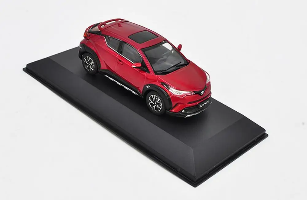 1/43 Toyota CHR C-HR красная литая под давлением модель автомобиля коллекционная игрушка