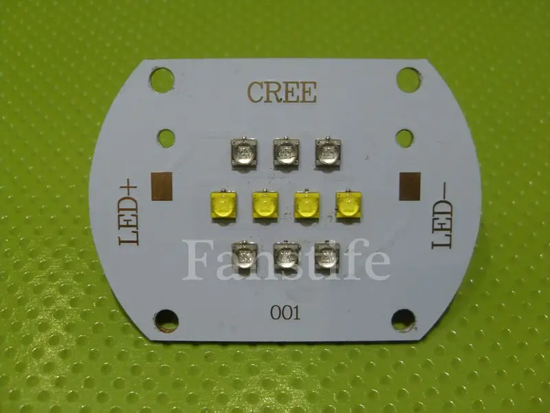 50 Вт CREE XTE холодный белый и Королевский синий смешанный цвет светодиод на медной