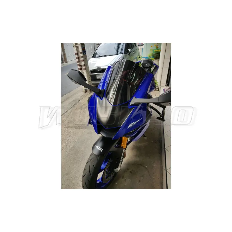 Мотоцикл двойной пузырь лобовое стекло ветер экран для Yamaha YZF-R6 YZF 600 R6 дым черный Иридиум