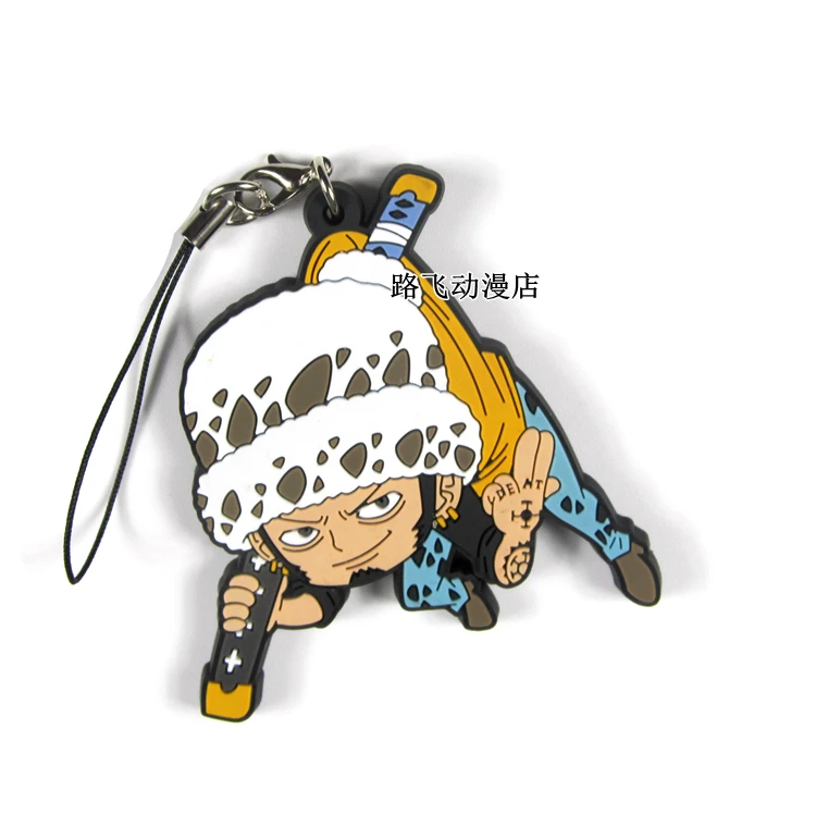 Новое поступление, один кусок, Luffy Ace Nami Sabo Боа Хэнкок Зоро Чоппер Трафальгар Ло японское аниме резиновый брелок на ремешке D165