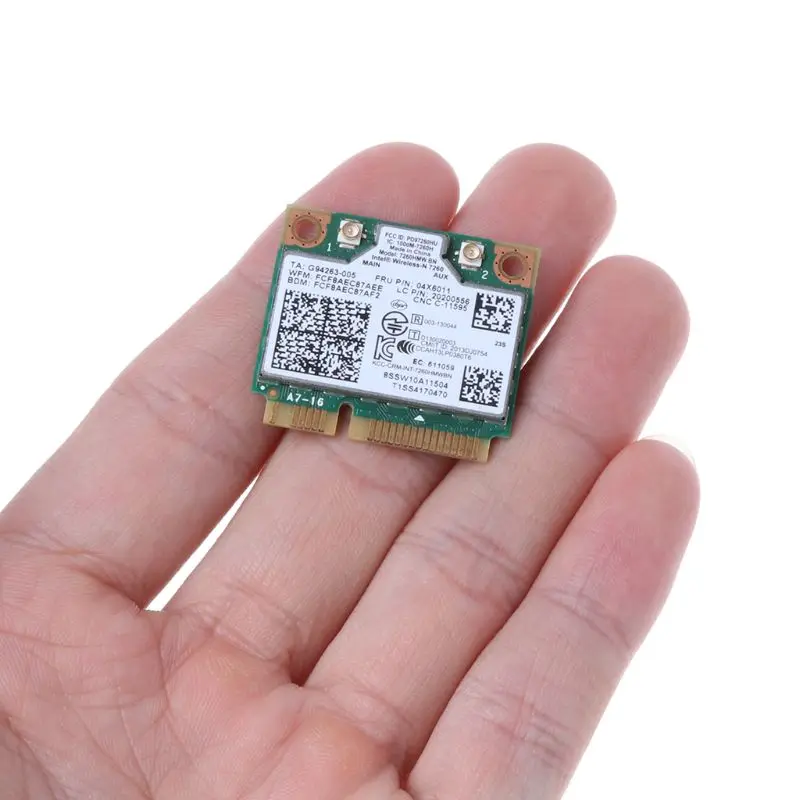 Планшет-Intel беспроводной 7260NGW Bluetooth 4,0 BN WiFi NGFF Wlan карта 300M 04X6011 04W3815 для lenovo Thinkpad