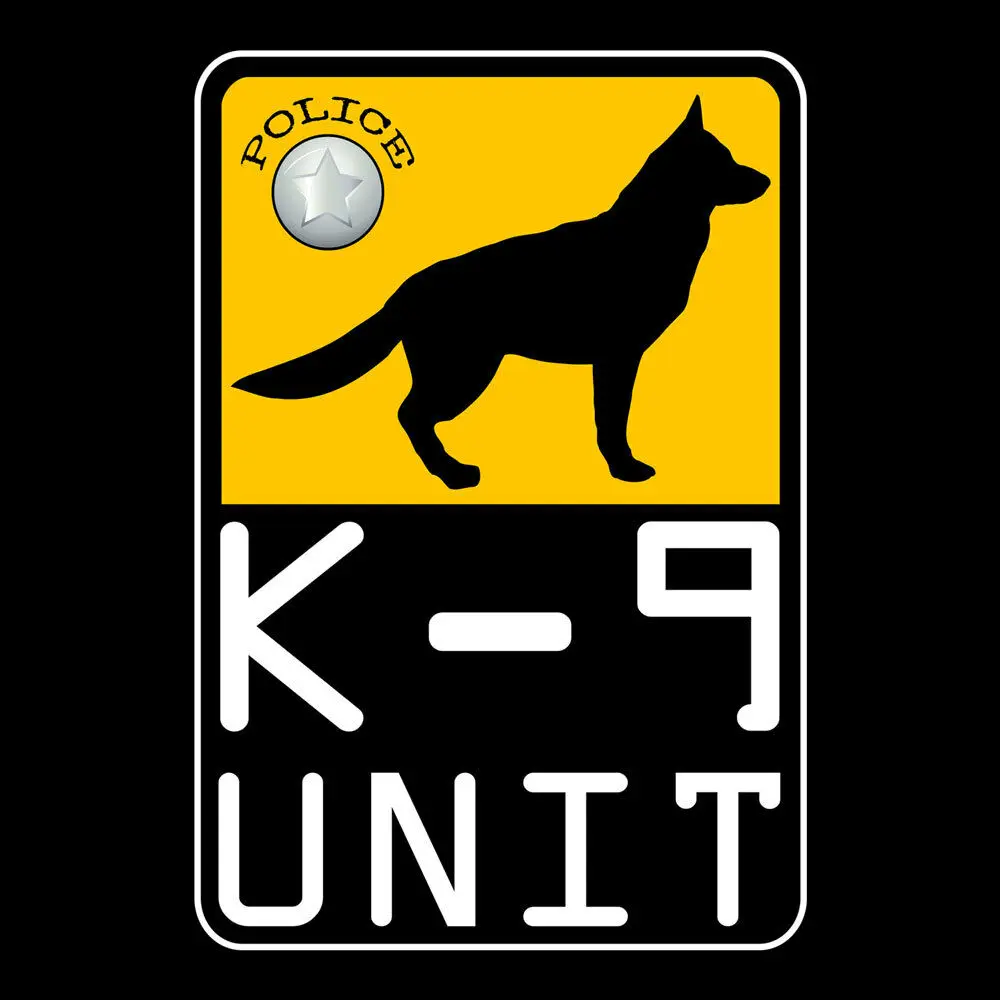 2019 забавная полиция K9 единица рубашка собака немецкий овчаг футболка печать на