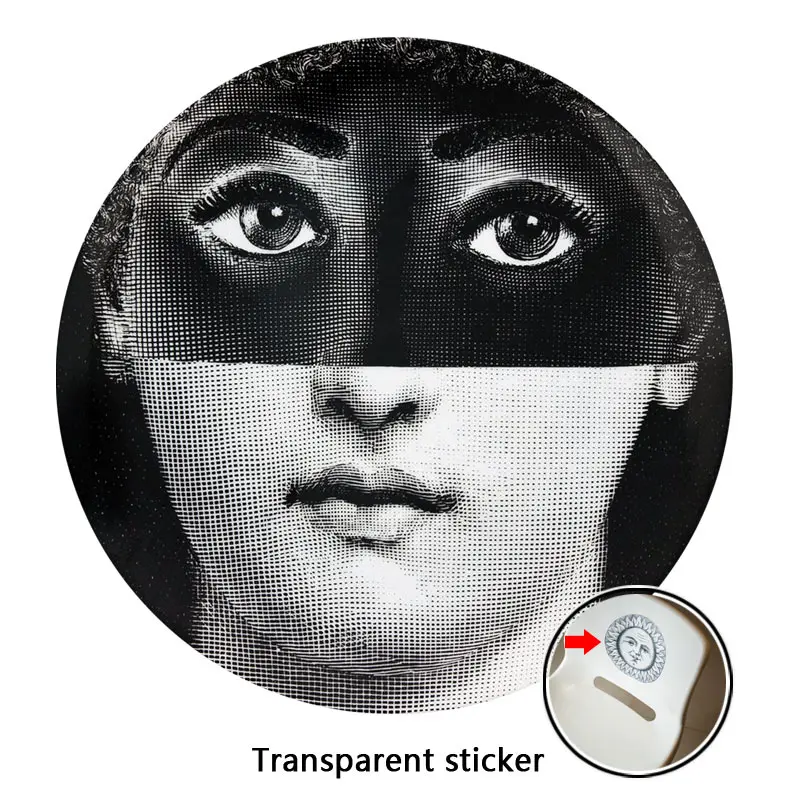 NO.197-220 дизайнерские обои Fornasetti, прозрачные наклейки, наклейки на стену для украшения стен, гостиной, 1 шт - Цвет: 216