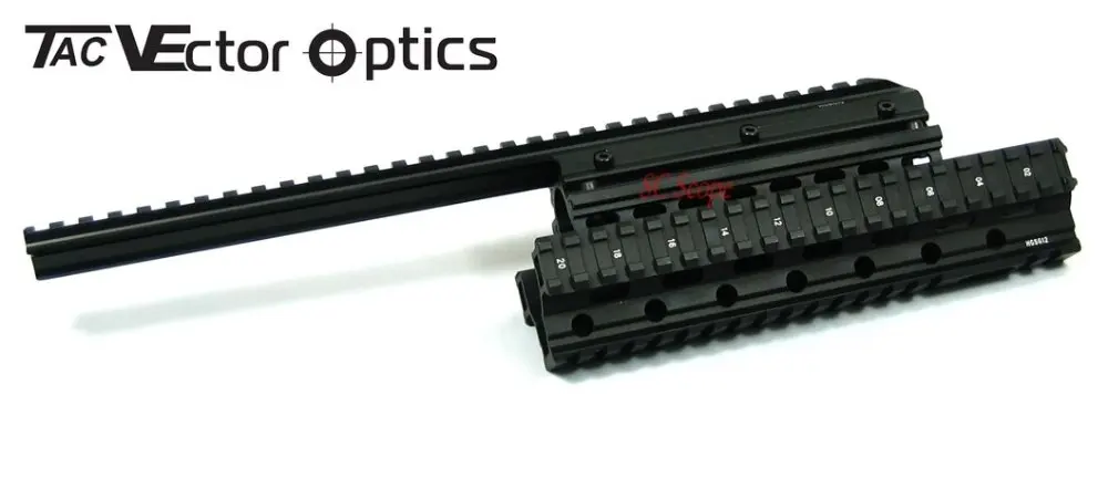 Бесплатная доставка Saiga12 тактическая система Quad Rail подходит для Saiga 12 Ga. и