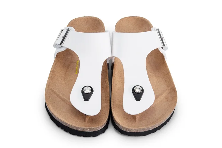 2019 оригинальные тапочки BIRKENSTOCK женские классические сандалии шлепанцы Gizeh 801