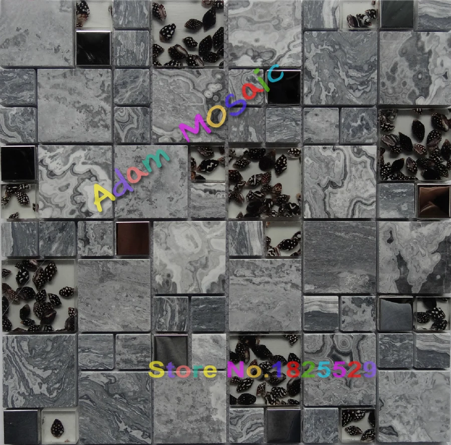 Черный камень плитка кухня щитка серый мозаика мраморный камин настенная ванная