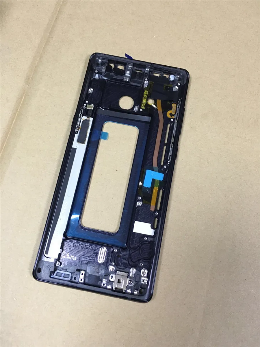 30 шт./лот DHL для Samsung Note 8 N950 средняя рамка Корпус металлическая Внешняя Шасси ЖК