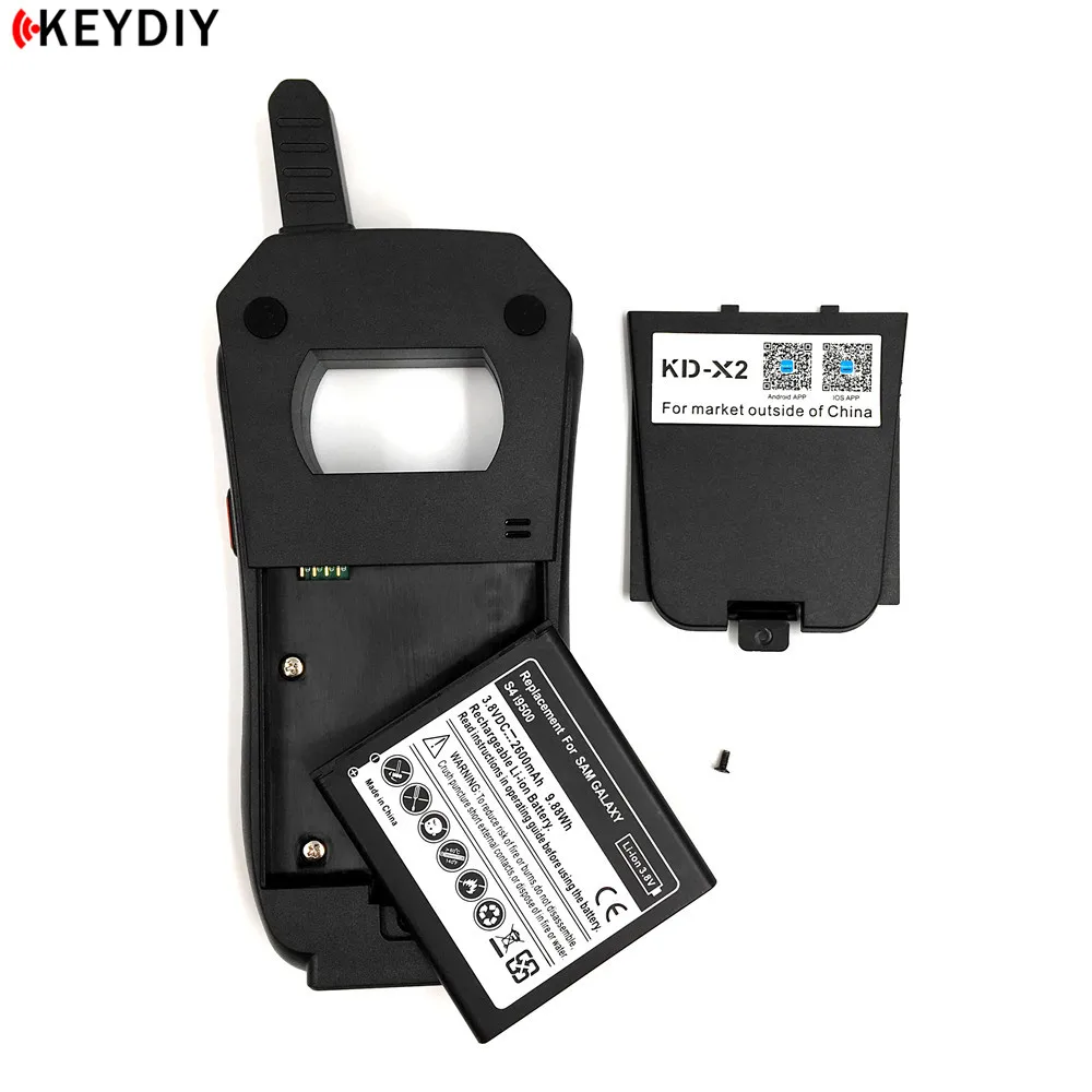 KEYDIY KD-X2 пульт дистанционного управления разблокировщик ключ генератор 96 бит 48 транспондер чип-копир с сборником данных английская версия