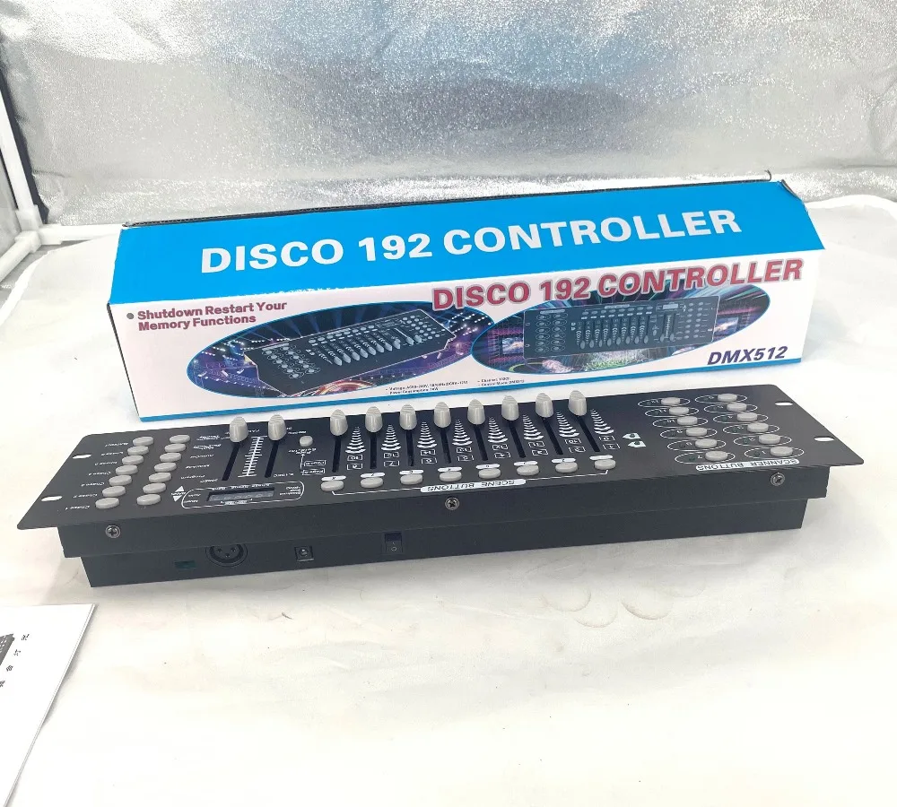 192 DMX контроллер диджей оборудование DMX 512 консоль сценическое освещение для светодиодный Par движущийся прожектор DJ контроллер
