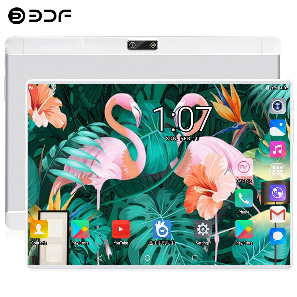 BDF, новинка, 10 дюймов, дизайн, 4G, телефонный звонок, Android 7,0, четыре ядра, 4 Гб+ 64 ГБ, Android, планшетный ПК, WiFi, Bluetooth, ips, планшеты 10,1