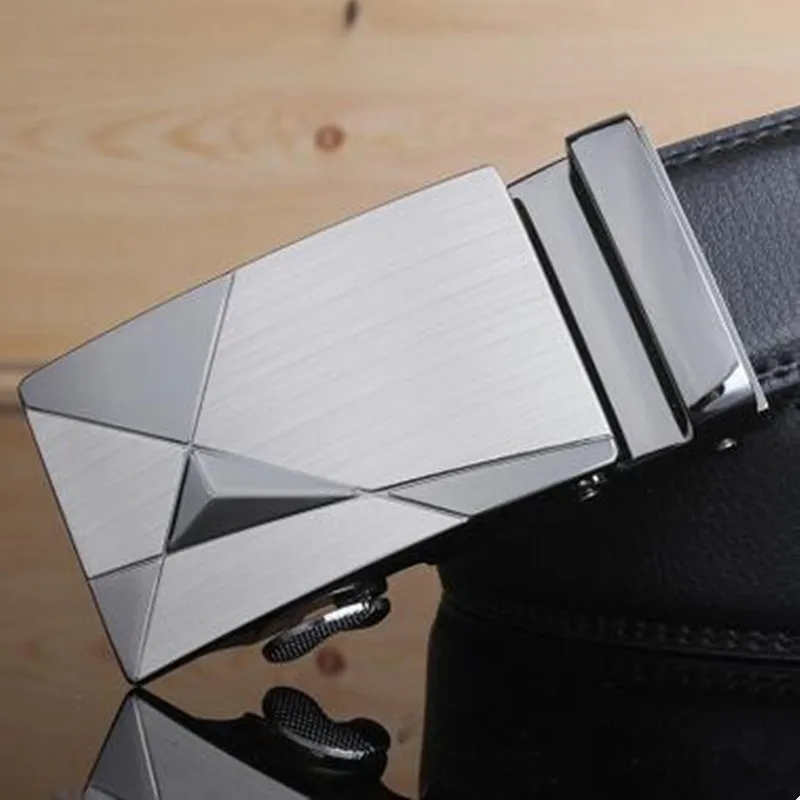 New Fashion Luxury Black Leather Automatic Mens Casual Waistband Waist Strap Belt Belts | Аксессуары для одежды