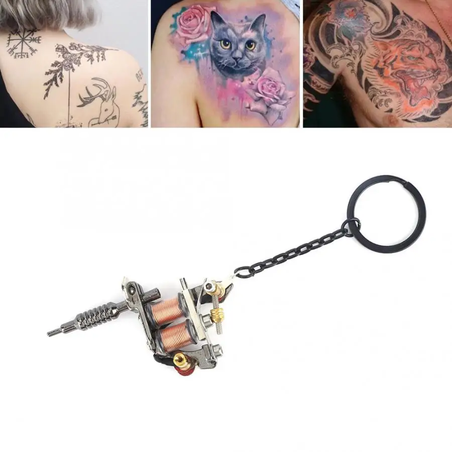 Портативная Мини Подвеска-тату машинка для татуировки брелок с подвеской