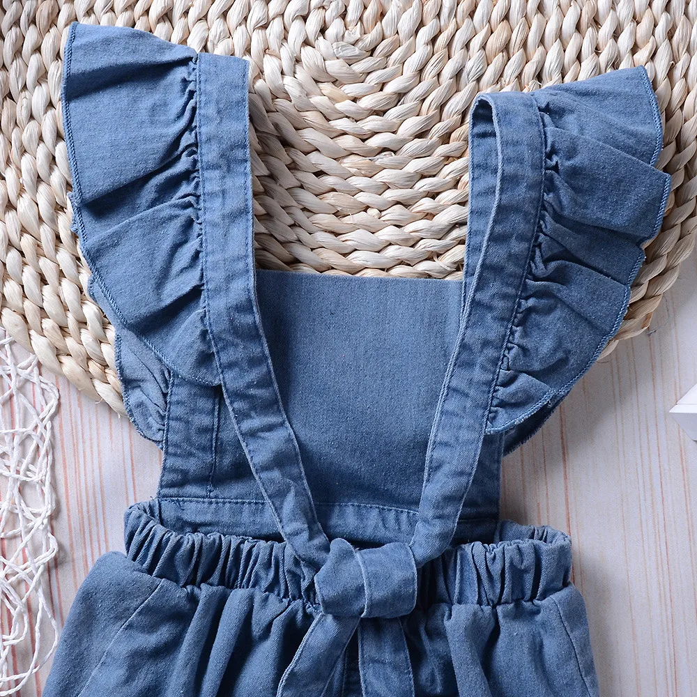 Голубой комбинезон для девочек Одежда новорожденных U71227|girls overalls|overalls girlsclothes girls |