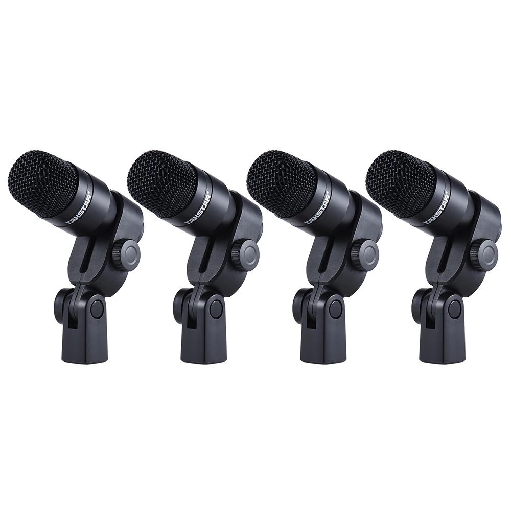 TAKSTAR DMS-D7 Professional Musical Instruments Drum Set Wired Microphone Mic Kit w/ Standard Mounting Accessories Carrying Case | Спорт и
