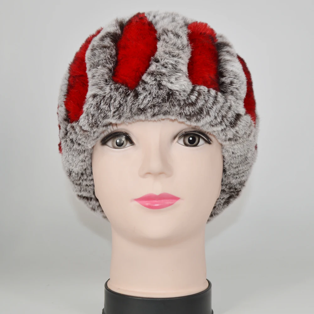 Горячая распродажа Женские Настоящий мех кролика шарф из эластичного