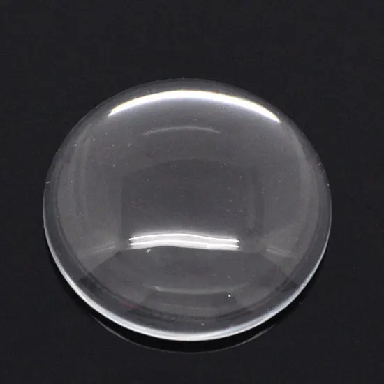 10 прозрачные Круглые Кабошон стеклянная купольная плитка эпоксидные купола